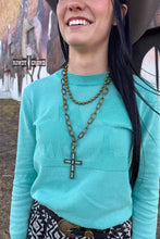 Load image into Gallery viewer, Cowgirl Cross Necklace