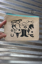 Load image into Gallery viewer, Western Collage Cosmetic Bag