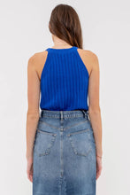 Load image into Gallery viewer, HALTER CROCHET KNIT TANK TOP