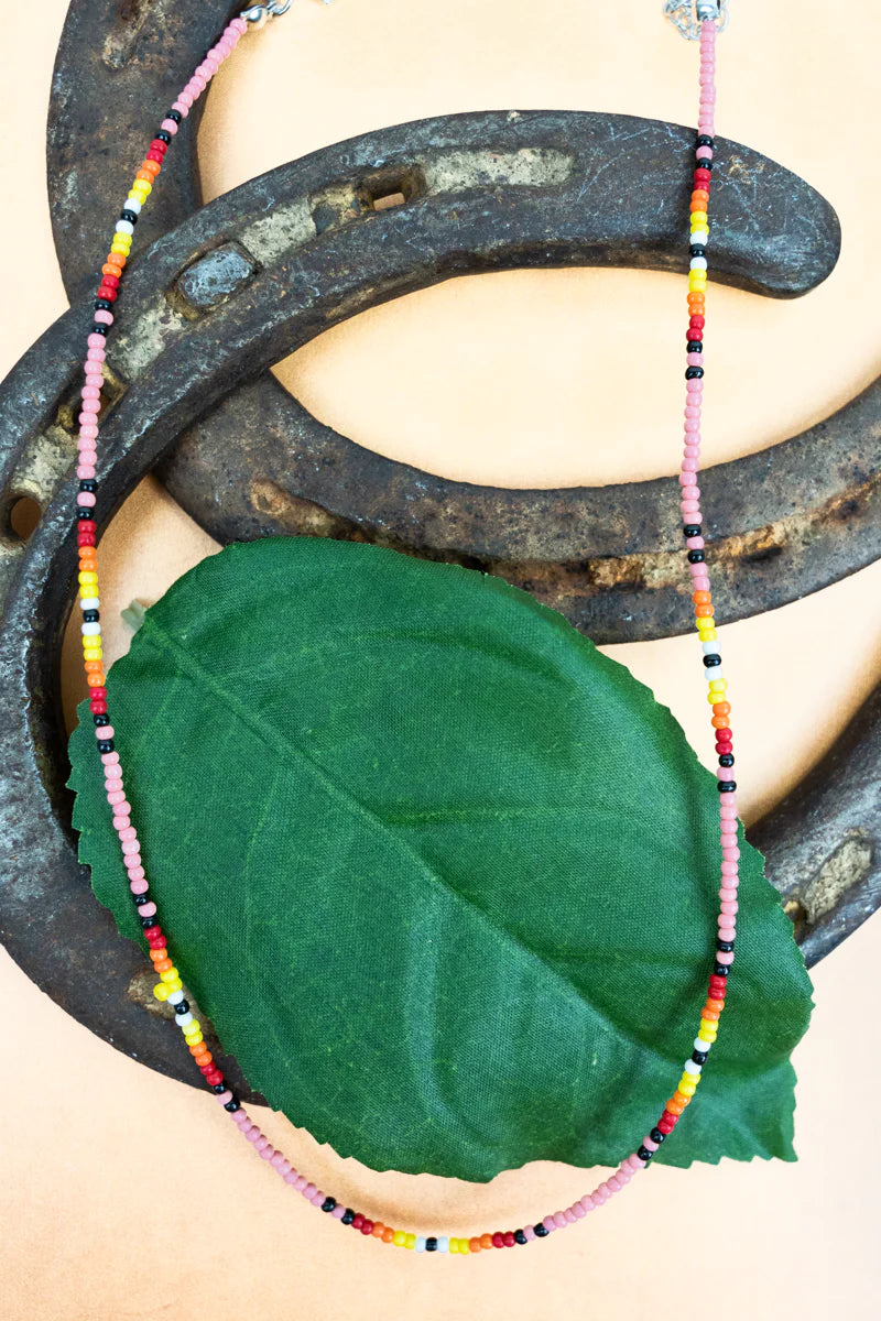 Sunrise Seed Bead Choker