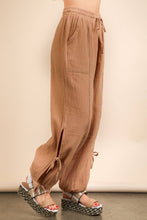Load image into Gallery viewer, Side Tunnel Harem Pants with Lace Trim
