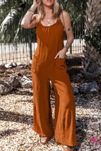 Load image into Gallery viewer, Wide Leg Chestnut Romper
