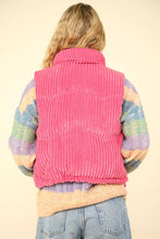 Load image into Gallery viewer, Zig-Zag Padded Corduroy Puffer Jacket
