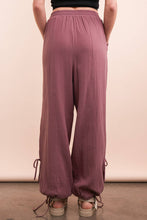 Load image into Gallery viewer, Side Tunnel Harem Pants with Lace Trim
