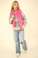Load image into Gallery viewer, Zig-Zag Padded Corduroy Puffer Jacket
