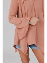 Load image into Gallery viewer, Golden Hour Long Bell Sleeve Top
