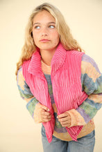 Load image into Gallery viewer, Zig-Zag Padded Corduroy Puffer Jacket
