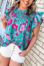 Load image into Gallery viewer, Ruffle Me Floral Top
