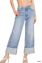 Load image into Gallery viewer, Wide Cuff Jeans
