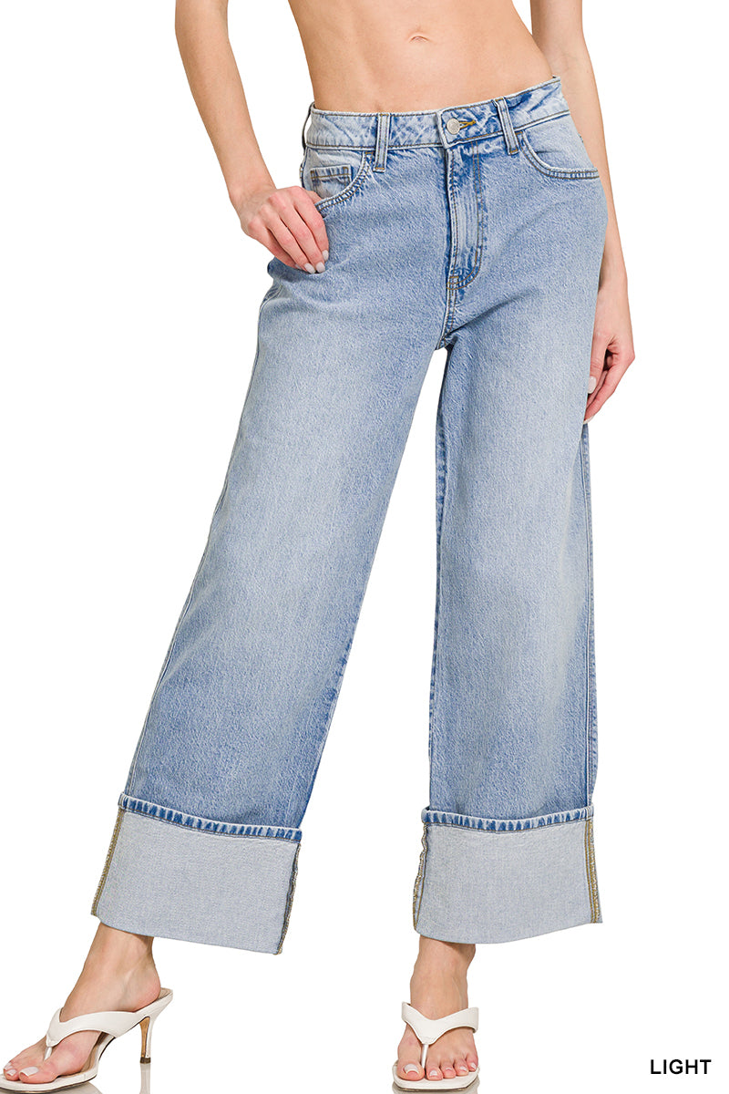 Wide Cuff Jeans