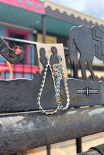 Load image into Gallery viewer, Turquoise West Hoops
