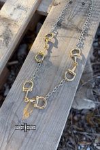 Load image into Gallery viewer, Mixed Metal 3 Bit Necklace

