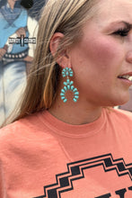 Load image into Gallery viewer, Blue Blossom Earrings
