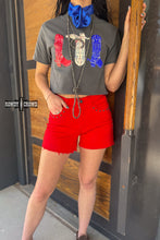 Load image into Gallery viewer, RED- Shenandoah Stud Shorts
