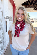 Load image into Gallery viewer, Paisley Dot Wild Rags
