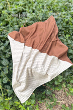 Load image into Gallery viewer, SMALL Polka Dot Coffee Wild Rag
