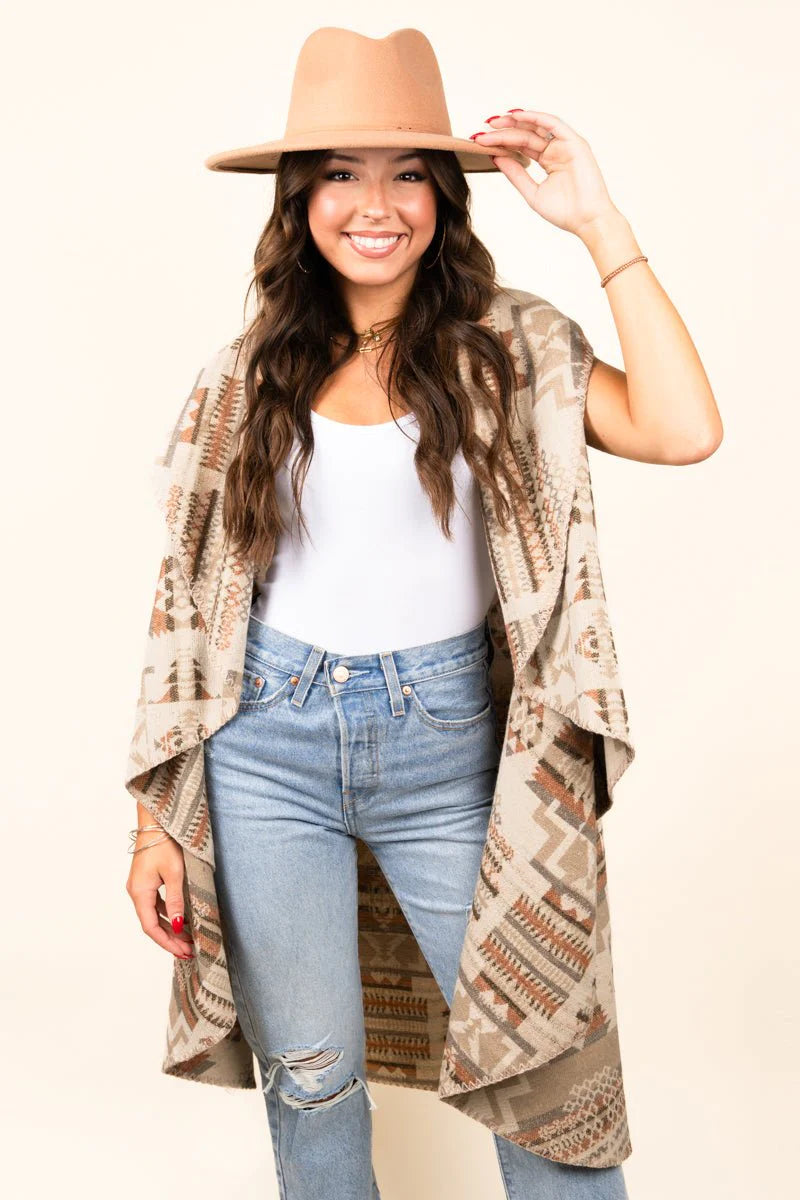 New York Costa Mesa Vest-Beige