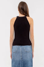 Load image into Gallery viewer, HALTER CROCHET KNIT TANK TOP

