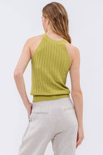 Load image into Gallery viewer, HALTER CROCHET KNIT TANK TOP
