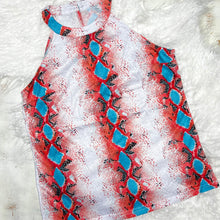 Load image into Gallery viewer, Snake Print Tank
