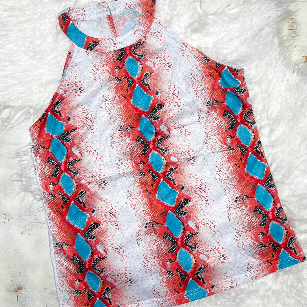Snake Print Tank
