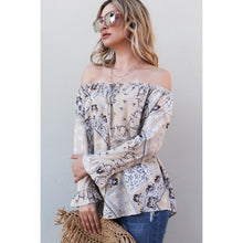Load image into Gallery viewer, Paisley Off the Shoulder Top
