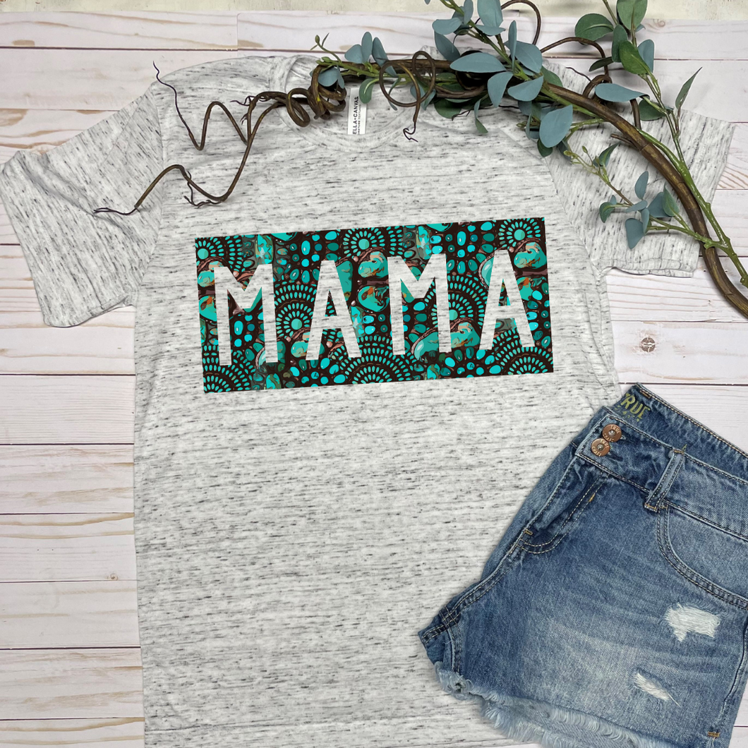 Mama (Teal)